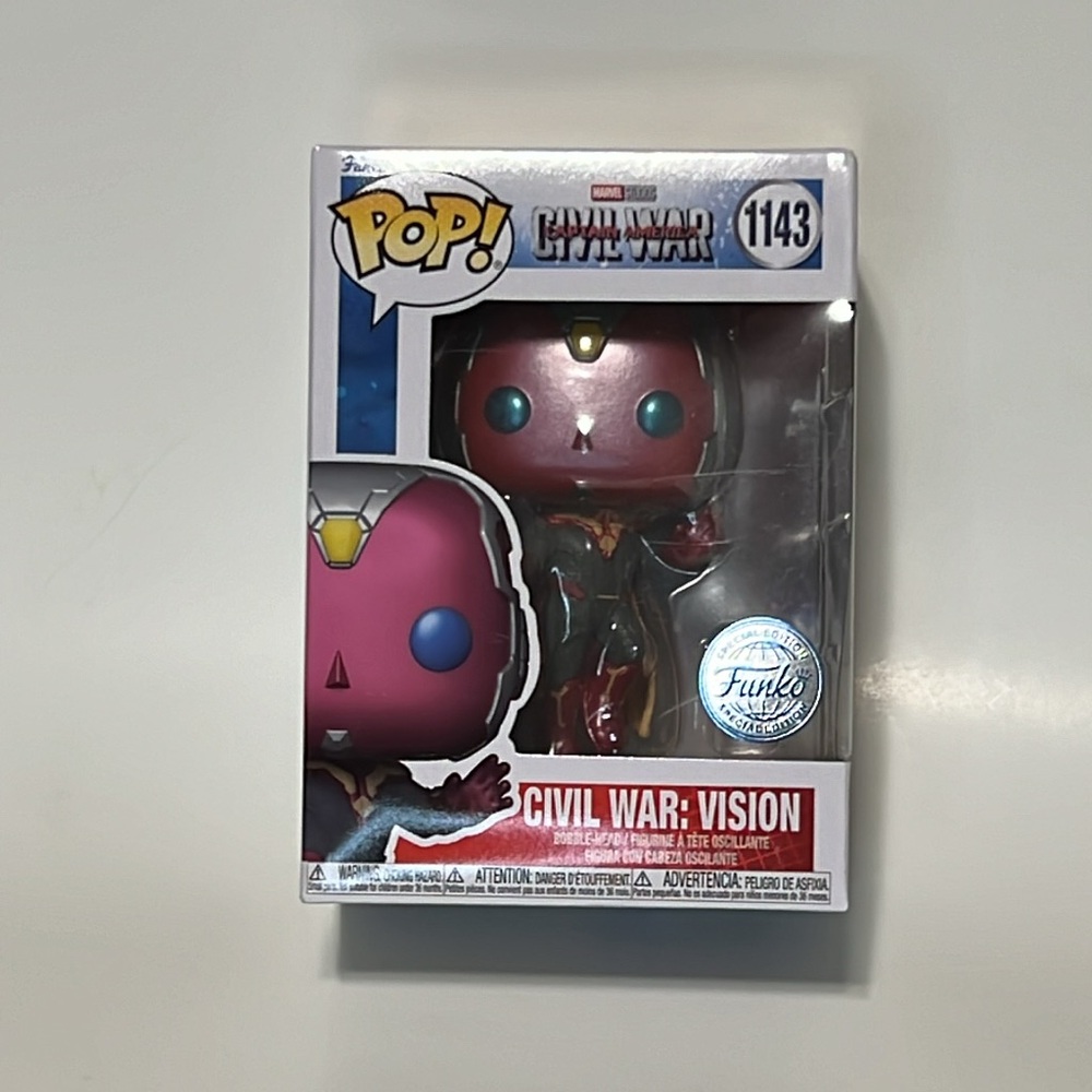 Funko pop Civil War - Vision Capitan America 1143